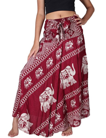 Boho Bangkokpants Women's Long Hippie Elephant Skirt