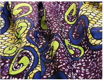 Chrissy African Print High Waist A-Line Pleated Midi Skirt