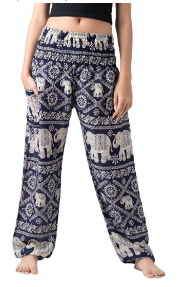 India Elephant Boho Harem Yoga Pants (6 Colors)
