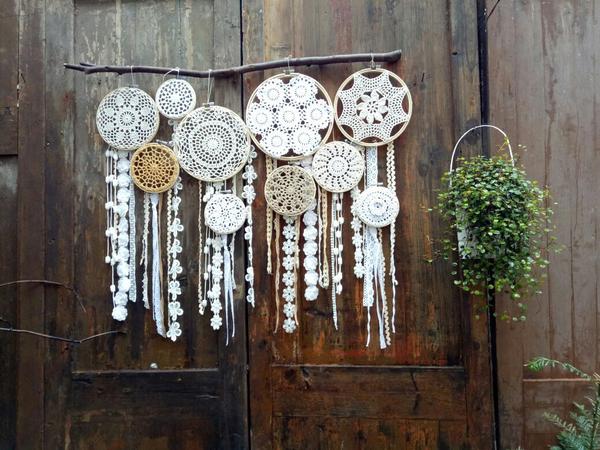 Wanderlace Vintage Style Extra Large Wall Hanging 45" Dreamcatcher